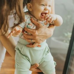 Finn + Emma Sale Animal Kingdom Celadon Green Shorts