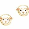 Girl Nation Lovely Lamb Cutie Stud Earrings Accessories