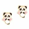Cheapest ๐ Girl Nation Panda Angel Cutie Stud Earrings Accessories ๐ 1 Girl Nation Panda Angel Cutie Stud Earrings Accessories