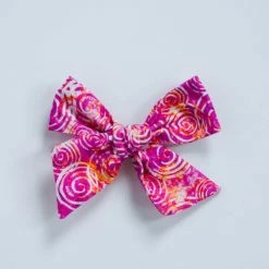 Wanderlust And Mayhem Pink Batik Bow