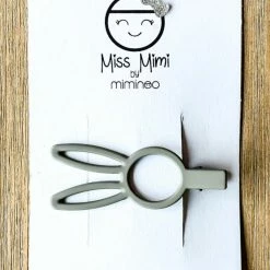 Itty Bitty Kid's Boutique Accessories Bunny Rabbit Gray Hair Clip