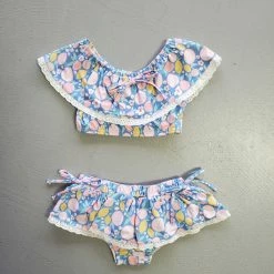 Charming Mary Eyelet Two Piece Swim