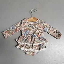 Itty Bitty Kid's Boutique Infants Chilton Floral Skirted Bubble