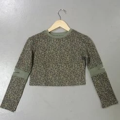 Paper Flower Girls Leopard Sweatshirt