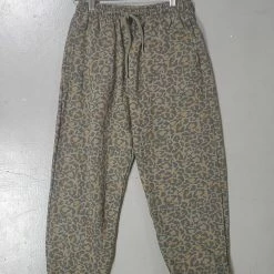 Paper Flower Leopard Sweatpants