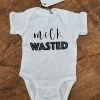 Paper Cow Milk Wasted Onesie