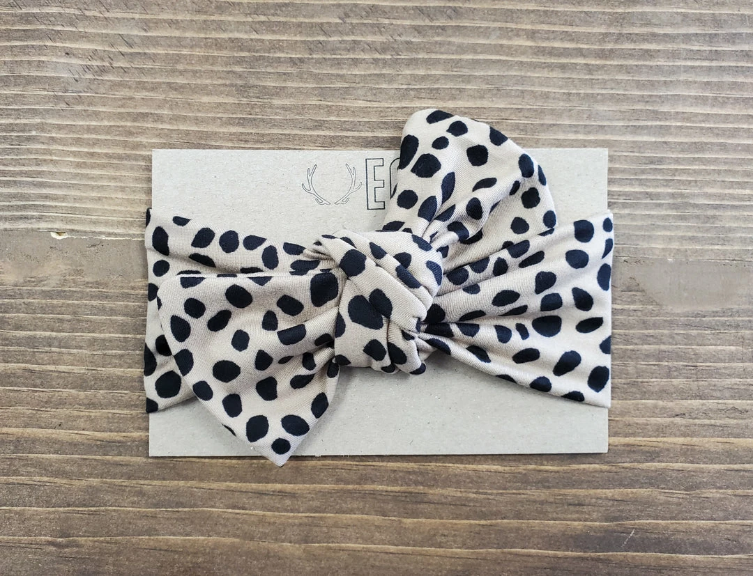 Outlet ๐ Emma Grace Infants Bowknot- Brown Spots โค๏ธ 3 Emma Grace Infants Bowknot- Brown Spots