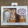 Maises Infants Snuggle Soother Baby Giraffe Comforter/pacifier Clip