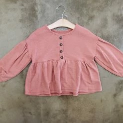 Itty Bitty Kid's Boutique Girls Rust Flowy Top