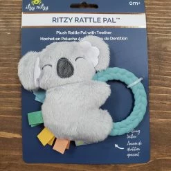 Itty Bitty Kid's Boutique Infants Koala Plush Rattle Pal With Teether