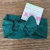 Itty Bitty Kid's Boutique Hunter Green Nylon Headband