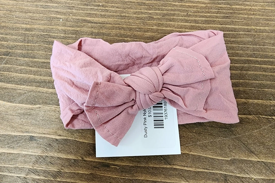 Hot Sale ๐ Itty Bitty Kid's Boutique Dusty Pink Nylon Headband Accessories ๐งจ 3 Itty Bitty Kid's Boutique Dusty Pink Nylon Headband Accessories