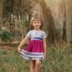 Evie's Closet Winter Wreath Dress Girls