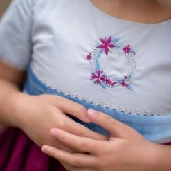 Evie's Closet Winter Wreath Dress Girls