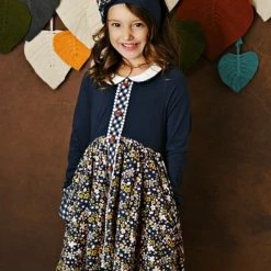 Swoon Baby Midnight Golden Pocket Dress Set Girls