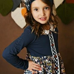 Swoon Baby Midnight Golden Pocket Dress Set Girls