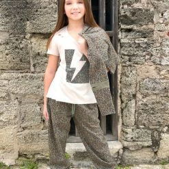 Paper Flower Leopard Sweatpants