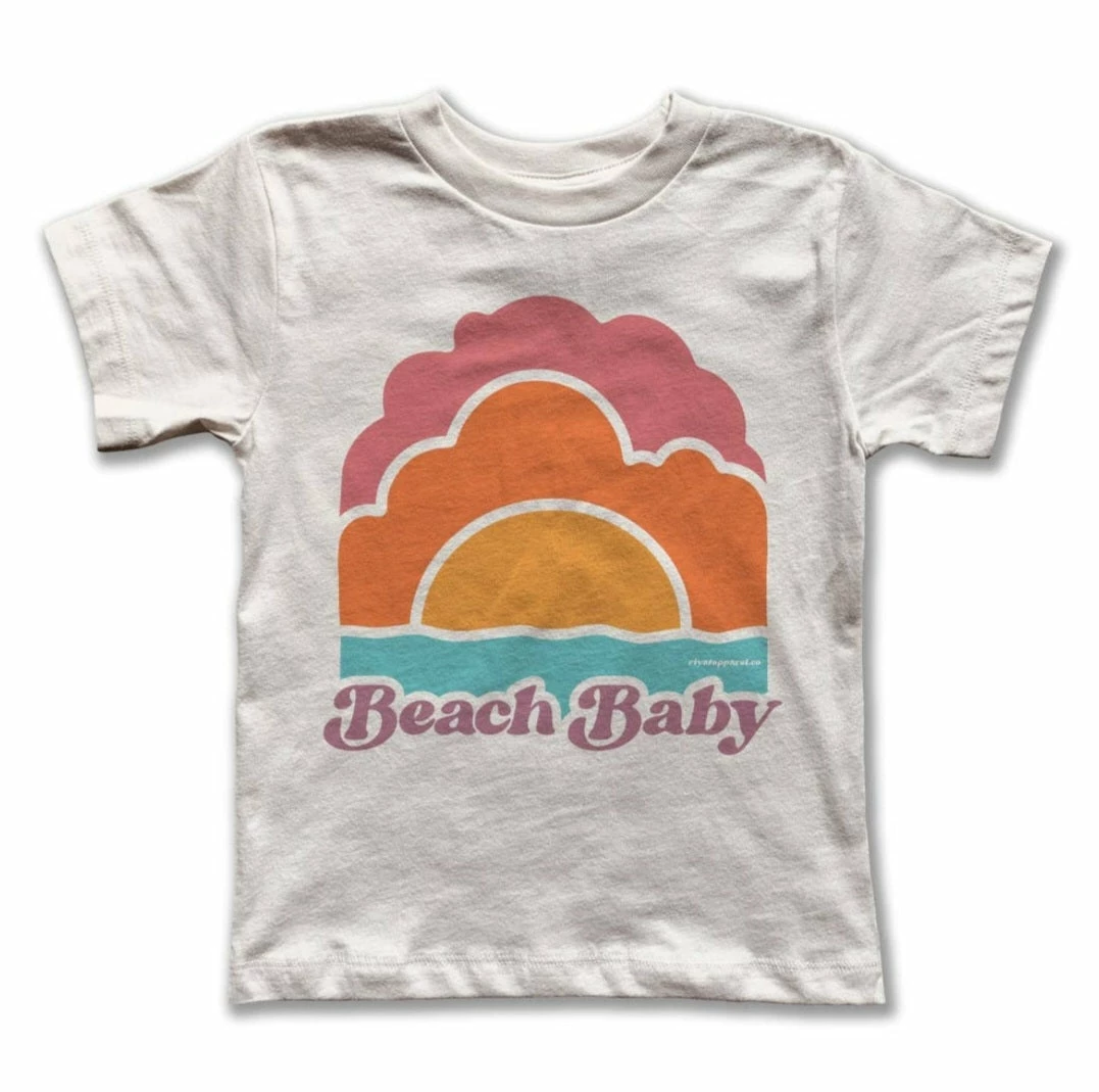 Discount ๐ Rivet Apparel Beach Baby Tee ๐ง Girls ๐ 3 Rivet Apparel Beach Baby Tee Girls