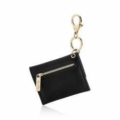 Itzy Ritzy Black Itzy Mini Wallet Card Holder & Key Chain Charm