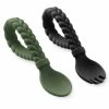 Itzy Ritzy Infants Camo +Midnight Sweetie Spoon + Fork Set