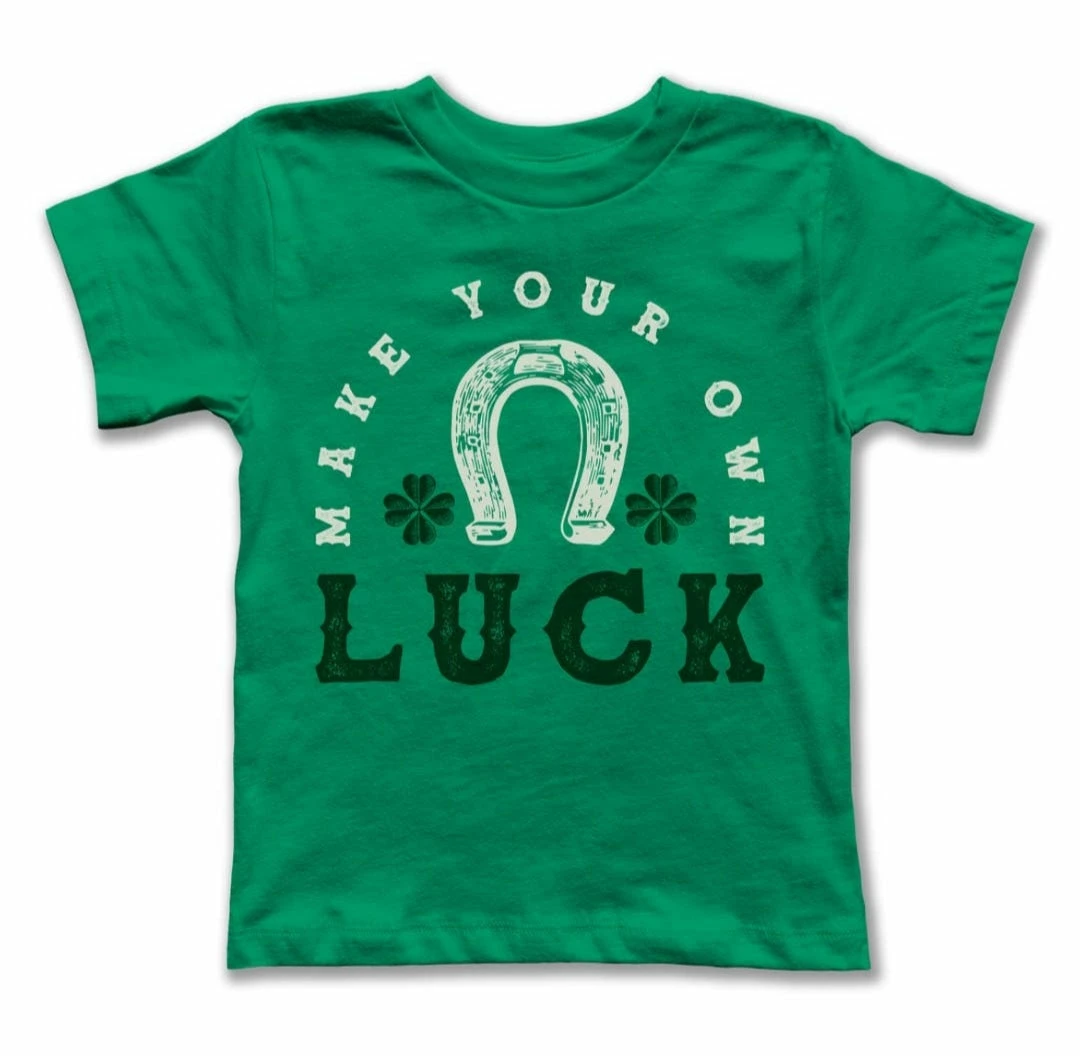 Hot Sale β¨ Rivet Apparel π§ Girls Make Your Own Luck Tshirt π― 3 Rivet Apparel Girls Make Your Own Luck Tshirt