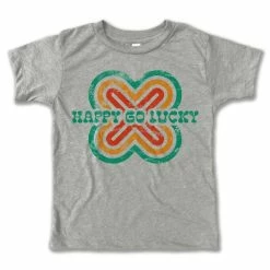 Rivet Apparel Girls Happy Go Lucky Tshirt
