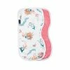 Bebe Au Lait Mermaid + Bubbles Oh-So-Soft Muslin Burp Cloths Infants