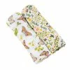 Bebe Au Lait Infants Butterfly + Flutterby Oh-So-Soft Muslin Swaddle Blanket Set