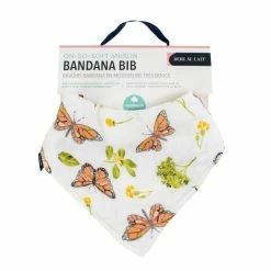 Bebe Au Lait Infants Butterfly Oh-So-Soft Muslin Bandana Bib