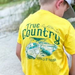 True Country Vessels Of Freedom Yellow Tshirt