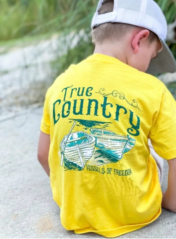 Coupon ❤️ True Country Vessels Of Freedom Yellow Tshirt 🛒 3 True Country Vessels Of Freedom Yellow Tshirt