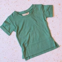 Emma Grace Hemmed Tee-Pine Girls
