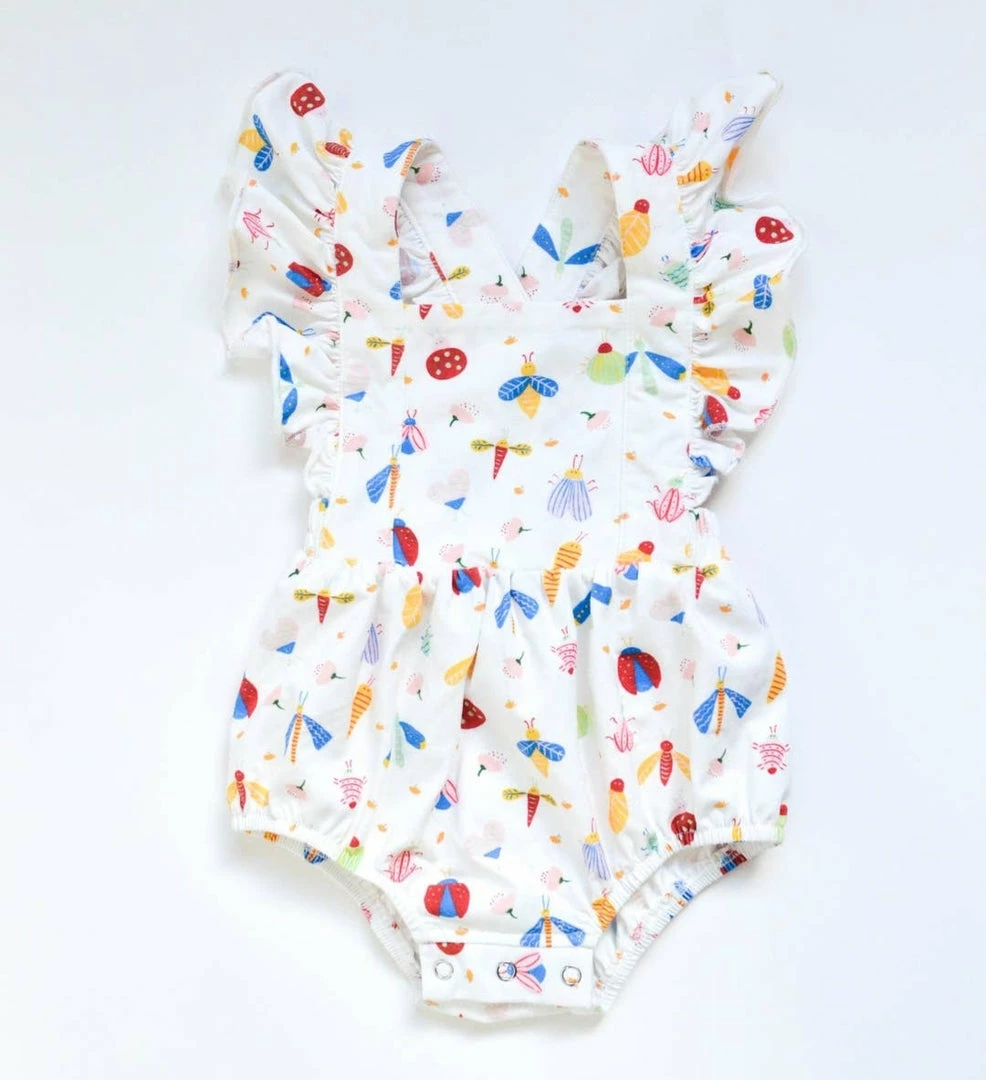 Cheapest ๐ Ollie Jay Emmy Romper In Colorful Critters ๐ง Girls ๐คฉ 3 Ollie Jay Emmy Romper In Colorful Critters Girls