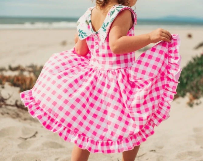 Promo 😉 Eliza Cate Vintage Twirl Blush Blossoms Set Infants 👍 4 Eliza Cate Vintage Twirl Blush Blossoms Set Infants