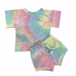 Little One Shop Rainbow Tie Dye Slouchy Set