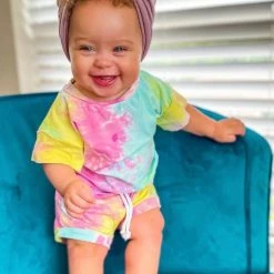 Little One Shop Rainbow Tie Dye Slouchy Set