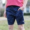 Burlebo Blue Camo Athletic Shorts Boys