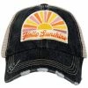Itty Bitty Kid's Boutique Hello Sunshine Trucker Hat Girls
