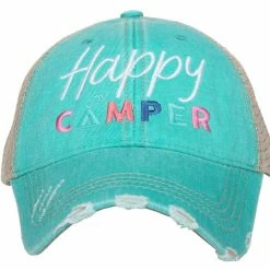 Itty Bitty Kid's Boutique Girls Happy Camper Trucker Hat