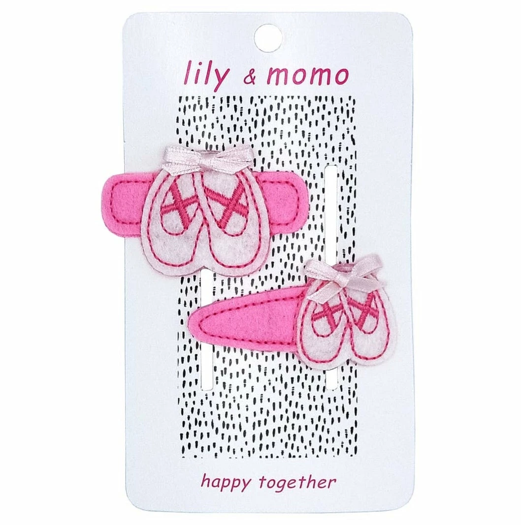 Coupon โค๏ธ Lily & Momo Accessories Ballet ๐ Shoes Hair Clip ๐ 3 Lily & Momo Accessories Ballet Shoes Hair Clip