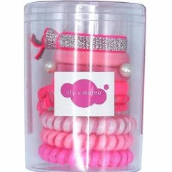 Lily & Momo Hair Ties Color Pop Set- Pink Accessories