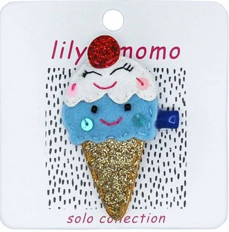 New ๐ Itty Bitty Kid's Boutique Ice Cream Cone Hair Clip ๐ 3 Itty Bitty Kid's Boutique Ice Cream Cone Hair Clip