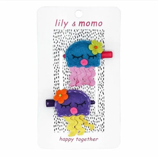 Lily & Momo Accessories Jellyfish Hair Clips