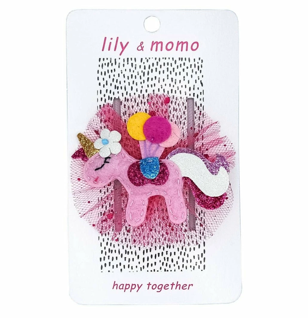 Best Pirce ๐ Lily & Momo Accessories Up, Up, And Away Unicorn Hair Clip โค๏ธ 3 Lily & Momo Accessories Up, Up, And Away Unicorn Hair Clip