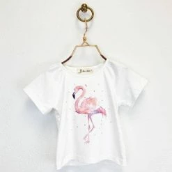 Itty Bitty Kid's Boutique Flamingo Tee Girls