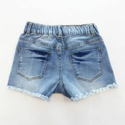 Itty Bitty Kid's Boutique Flamingo Denim Shorts Girls
