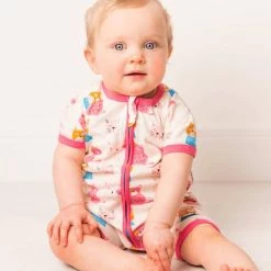 Itty Bitty Kid's Boutique Willow The Cat Romper Infants