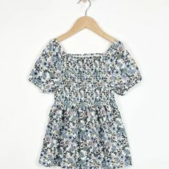 Itty Bitty Kid's Boutique Girls Smocked Floral Top