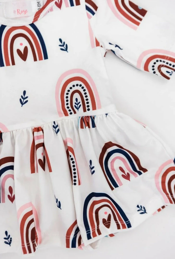 Outlet ๐ Itty Bitty Kid's Boutique Infants Rainbow Skies Twirl Bodysuit ๐ 5 Itty Bitty Kid's Boutique Infants Rainbow Skies Twirl Bodysuit