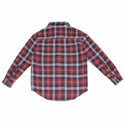 Flash Sale ๐ Bear Camp Boys Rust/Navy Buttondown Woven ๐ Shirt โ๏ธ 5 Bear Camp Boys Rust/Navy Buttondown Woven Shirt